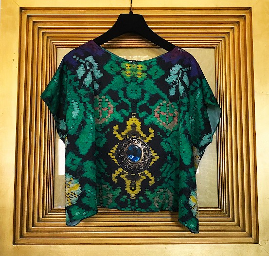 NEO-FOLK COUTURE - DIGITALLY PRINTED TOP