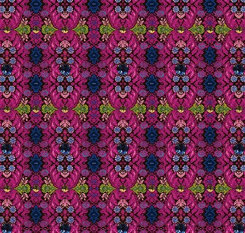 FOCUS ON PINK NEO-FOLK COUTURE PRINT