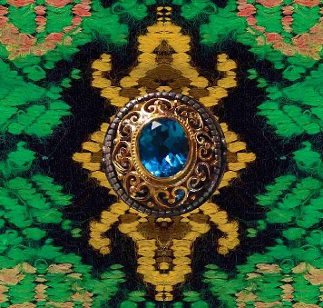 NEO-FOLK COUTURE - DIGITAL PRINT DETAIL