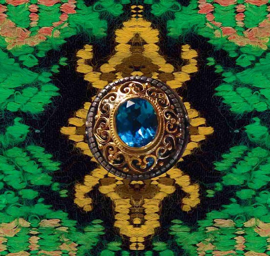 NEO-FOLK COUTURE - DIGITAL PRINT DETAIL