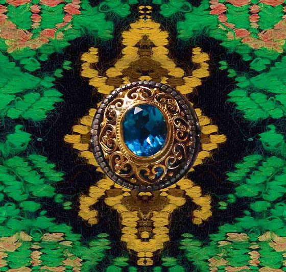 NEO-FOLK COUTURE - DIGITAL PRINT DETAIL