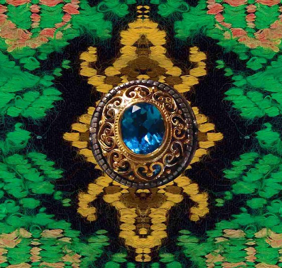 NEO-FOLK COUTURE - DIGITAL PRINT DETAIL